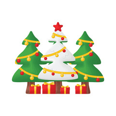 christmas tree illustration