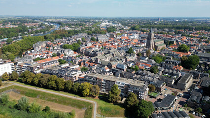 Bird's-Eye Bliss: Overlooking Gorinchem, the Picturesque Dutch City