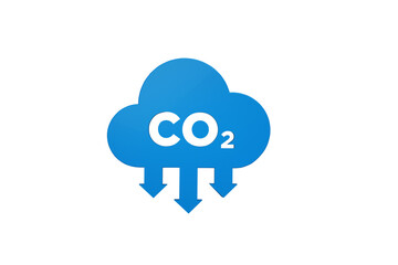cloud of CO2 gas isolated on transparent background, 3d render, reduce CO2 emissions to limit climate change and global warming
