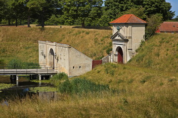 Obraz premium Historical gate to Kastellet in Copenhagen, Denmark, Europe, Northern Europe 