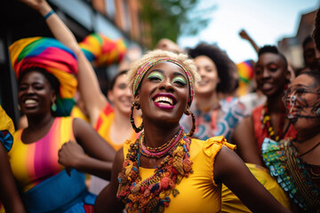 Fototapeta premium Unity in Diversity: A Multicultural Community Gathering