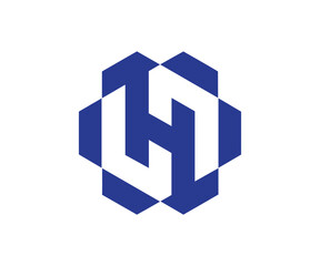 HH logo design vector, h logo