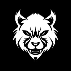 Fototapeta premium Panda | Black and White Vector illustration