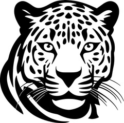 Leopard | Minimalist and Simple Silhouette - Vector illustration