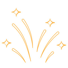 Obraz premium Firework Line Decoration