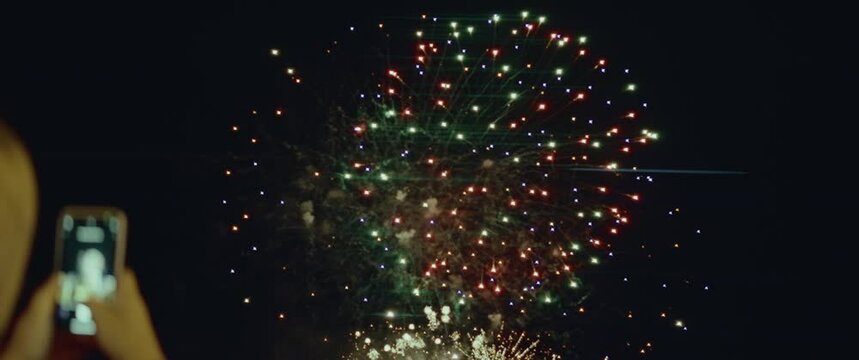 fireworks new years eve celebration 