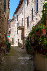 Lugnano in Teverina, old town in Terni province, Umbria