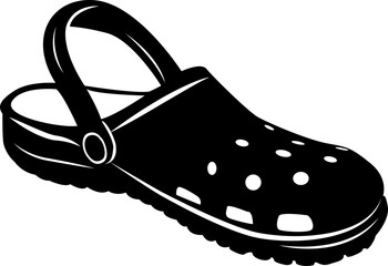 crocs shoes icon design svg - obrazy, fototapety, plakaty