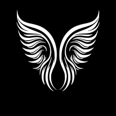 Obraz premium Angel Wings - High Quality Vector Logo - Vector illustration ideal for T-shirt graphic