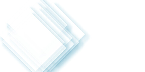 Blue toned set of triangular paper sheets with copy space.Modern light blue and white abstract background Simple Blue white Abstract Background Presentation Design for Corporate Business Institution.