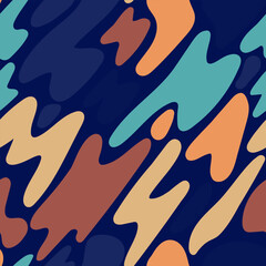 Brightly colored abstract seamless pattern