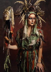 Fantasy shaman wizard warloc