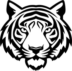 Tiger - High Quality Vector Logo - Vector illustration ideal for T-shirt graphic