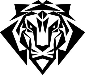 Tiger - High Quality Vector Logo - Vector illustration ideal for T-shirt graphic