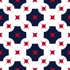 Star Vector pattern. Modern stylish abstract texture. Repeating geometric shapes from striped elements