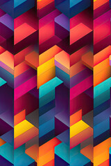 Fototapeta premium Abstract geometric pattern design background for wallpaper, presentation and graphic resources. Vector Illustration.