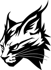 Wildcat | Minimalist and Simple Silhouette - Vector illustration