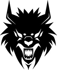 Wolf - Minimalist and Flat Logo - Vector illustration