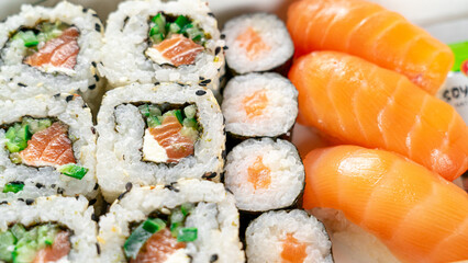 sushi on a plate