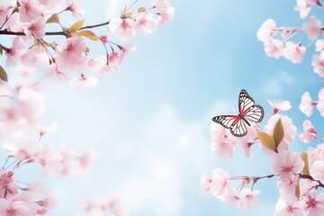 branches of blossoming cherry, pink cherry blossoms spring floral background on a blue sky cherry flowers blossoming