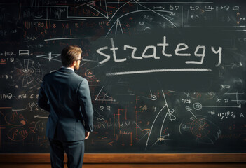 strategy and planning in business concept