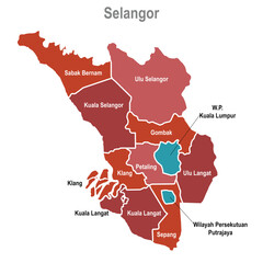 malaysia map selangor