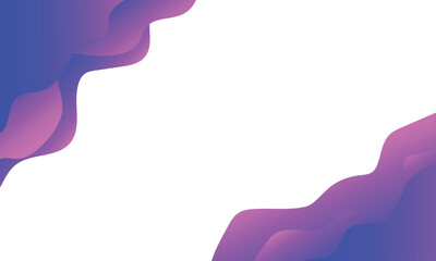 Purple and white background with wave in sides
