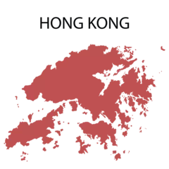 Foto op Plexiglas country map hong kong © maiz