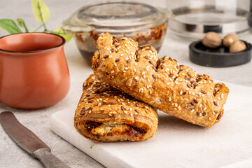 Delicious balcan bun or balcan scone