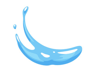 シンプルな水の斬撃のエフェクト