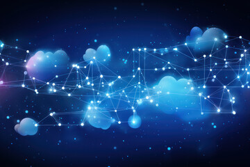 Abstract futuristic background Data Transfer or storage. Time data processing and reducing latency Technology concept. Futuristic cyberspace background.