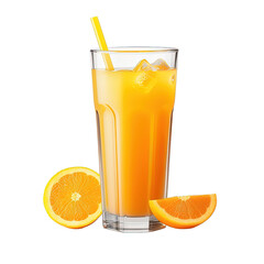 Fototapeta premium Orange Juice Isolated
