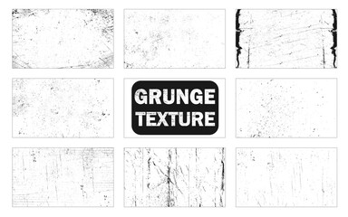 Grunge Urban Backgrounds set. Texture Vector. Dust Overlay Distress Grain. Collection of urban grungy textures. Dirty and distressed paint on old wall. 
