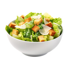 caesar salad,isolated on white and transparent background