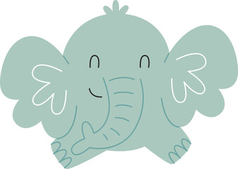 Elephant Baby Cartoon