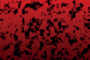 Abstract red background with black spots
