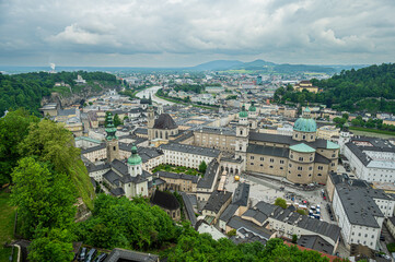 Panoramablick auf Salzburg