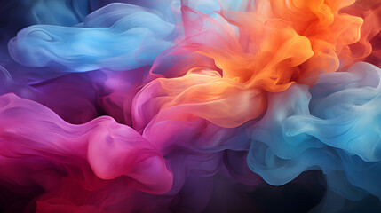 abstract colorful smoke background