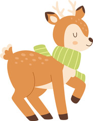 Deer With Scarf