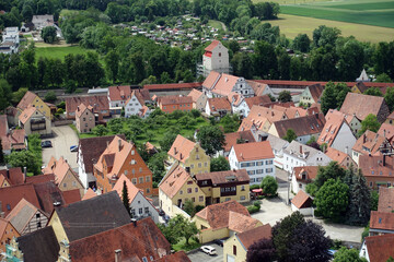 Blick vom Daniel in Noerdlingen