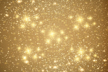 Shiny Golden glitter texture colorfull festive abstract background