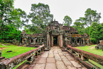 Fototapeta na wymiar Banteay Kdei - 13th century monastic buddhist temple built by Jayavarman VII at Siem Reap, Cambodia, Asia