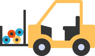 Forklift illustration