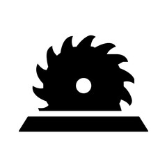 Workers Area Black Icon,Vector Illustration, Isolate On White Background Label. EPS10