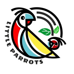 little parrots - obrazy, fototapety, plakaty