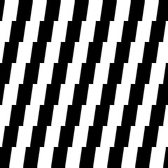 Wavy diagonal lines ornament. Seamless pattern. Jagged stripes motif. Waves ornate. Curves image. Linear background. Geometrical digital paper, textile print, web design, striped illustration. Vector - obrazy, fototapety, plakaty