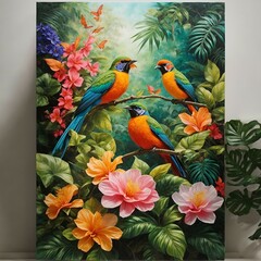 Parrot canvas