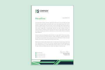 Letterhead design for corporate business