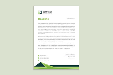Letterhead design for corporate business