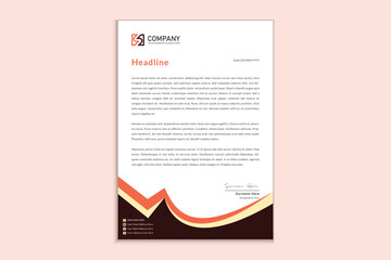 Letterhead design for corporate business